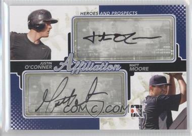 2011 In the Game Heroes and Prospects - Affiliation - Silver #AF-37 - Matt Moore, Justin O'Conner /19
