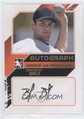 2011 In the Game Heroes and Prospects - Autographs - Close Up Gold #A-BB2 - Brandon Belt /10