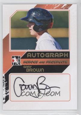 2011 In the Game Heroes and Prospects - Autographs - Close Up Gold #A-GB2 - Gary Brown /10