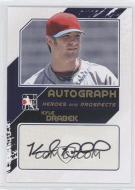 2011 In the Game Heroes and Prospects - Autographs - Close Up Gold #A-KD2 - Kyle Drabek /10