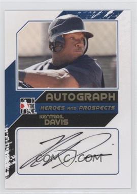 2011 In the Game Heroes and Prospects - Autographs - Close Up Gold #A-KDA2 - Kentrail Davis /10