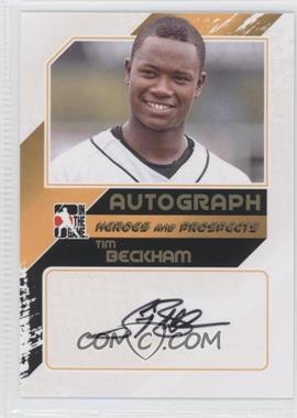 2011 In the Game Heroes and Prospects - Autographs - Close Up Gold #A-TB2 - Tim Beckham /10