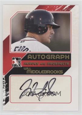 2011 In the Game Heroes and Prospects - Autographs - Close Up Gold #A-WM2 - Will Middlebrooks /10
