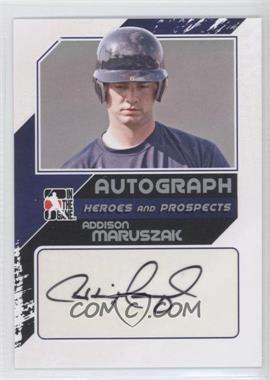 2011 In the Game Heroes and Prospects - Autographs - Close Up Silver #A-AM2 - Addison Maruszak /190