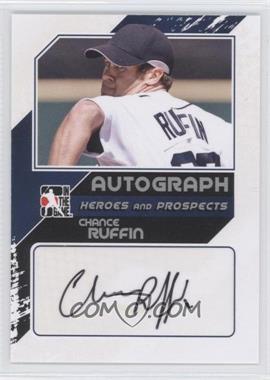 2011 In the Game Heroes and Prospects - Autographs - Close Up Silver #A-CR2 - Chance Ruffin /190