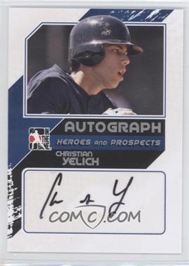 2011 In the Game Heroes and Prospects - Autographs - Close Up Silver #A-CY2 - Christian Yelich /190