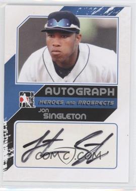 2011 In the Game Heroes and Prospects - Autographs - Close Up Silver #A-JS12 - Jon Singleton /190