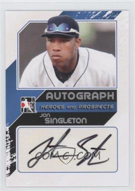 2011 In the Game Heroes and Prospects - Autographs - Close Up Silver #A-JS12 - Jon Singleton /190