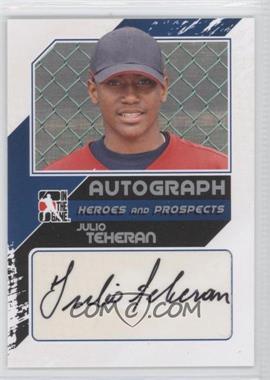 2011 In the Game Heroes and Prospects - Autographs - Close Up Silver #A-JTE2 - Julio Teheran /190