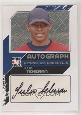 2011 In the Game Heroes and Prospects - Autographs - Close Up Silver #A-JTE2 - Julio Teheran /190