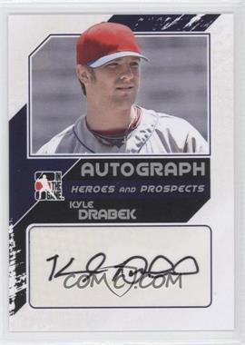 2011 In the Game Heroes and Prospects - Autographs - Close Up Silver #A-KD2 - Kyle Drabek /190