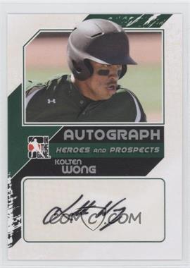 2011 In the Game Heroes and Prospects - Autographs - Close Up Silver #A-KW02 - Kolten Wong /190