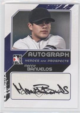 2011 In the Game Heroes and Prospects - Autographs - Close Up Silver #A-MB2 - Manny Banuelos /190