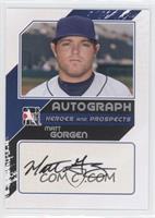 Matt Gorgen #/190