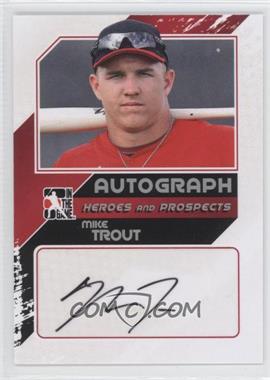 2011 In the Game Heroes and Prospects - Autographs - Close Up Silver #A-MT2 - Mike Trout /50