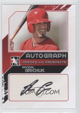 2011 In the Game Heroes and Prospects - Autographs - Close Up Silver #A-RG2 - Randal Grichuk /190