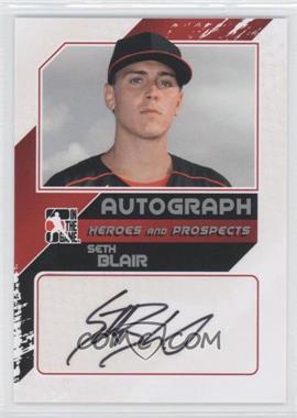2011 In the Game Heroes and Prospects - Autographs - Close Up Silver #A-SB2 - Seth Blair /190
