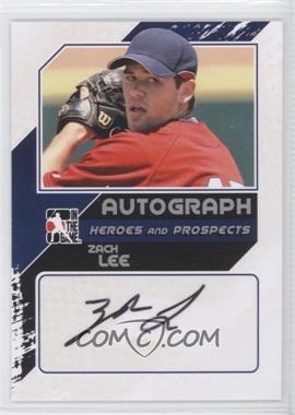 2011 In the Game Heroes and Prospects - Autographs - Close Up Silver #A-ZL2 - Zach Lee /190