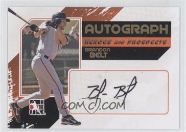 2011 In the Game Heroes and Prospects - Autographs - Full Body Gold #A-BB - Brandon Belt /10