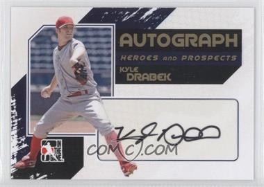 2011 In the Game Heroes and Prospects - Autographs - Full Body Gold #A-KD - Kyle Drabek /10