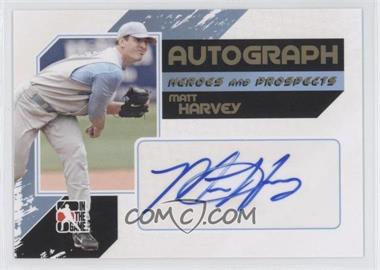 2011 In the Game Heroes and Prospects - Autographs - Full Body Gold #A-MH - Matt Harvey /10