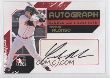 2011 In the Game Heroes and Prospects - Autographs - Full Body Gold #A-YA - Yonder Alonso /10