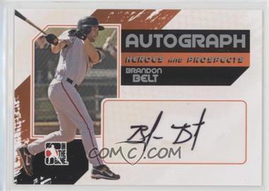 2011 In the Game Heroes and Prospects - Autographs - Full Body Silver #A-BB - Brandon Belt /390