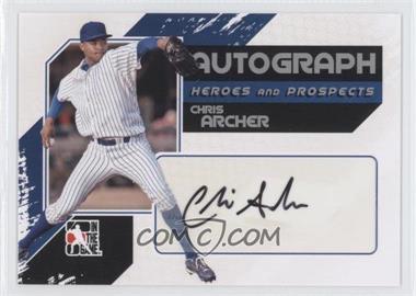 2011 In the Game Heroes and Prospects - Autographs - Full Body Silver #A-CA - Chris Archer /390