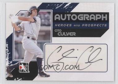 2011 In the Game Heroes and Prospects - Autographs - Full Body Silver #A-CCU - Cito Culver /390