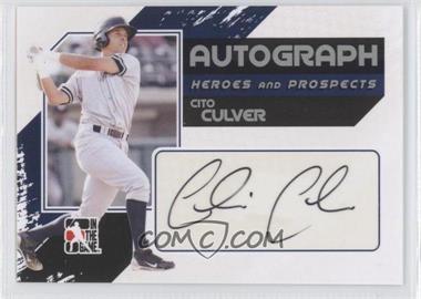 2011 In the Game Heroes and Prospects - Autographs - Full Body Silver #A-CCU - Cito Culver /390