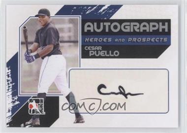 2011 In the Game Heroes and Prospects - Autographs - Full Body Silver #A-CP - Cesar Puello /390