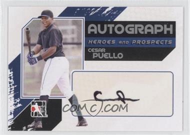 2011 In the Game Heroes and Prospects - Autographs - Full Body Silver #A-CP - Cesar Puello /390