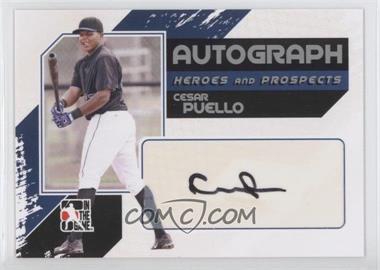 2011 In the Game Heroes and Prospects - Autographs - Full Body Silver #A-CP - Cesar Puello /390
