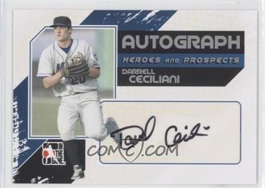 2011 In the Game Heroes and Prospects - Autographs - Full Body Silver #A-DCE - Darrell Ceciliani /390