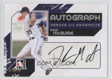 2011 In the Game Heroes and Prospects - Autographs - Full Body Silver #A-DM - Deck McGuire /390