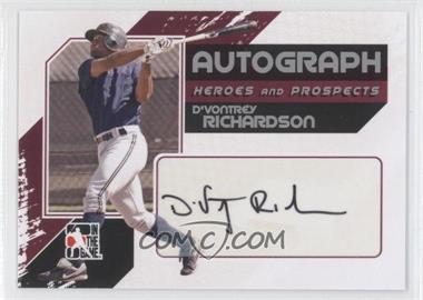 2011 In the Game Heroes and Prospects - Autographs - Full Body Silver #A-DR - D'Vontrey Richardson /390