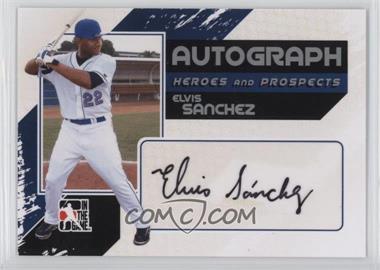 2011 In the Game Heroes and Prospects - Autographs - Full Body Silver #A-ES - Elvis Sanchez /390