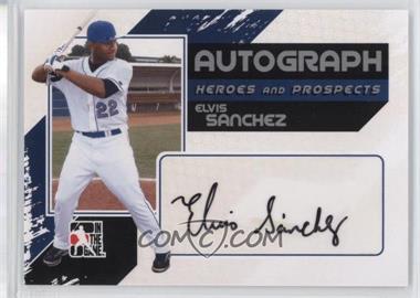 2011 In the Game Heroes and Prospects - Autographs - Full Body Silver #A-ES - Elvis Sanchez /390