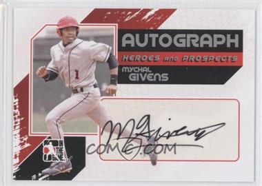 2011 In the Game Heroes and Prospects - Autographs - Full Body Silver #A-MG - Mychal Givens /390