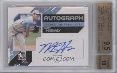 2011 In the Game Heroes and Prospects - Autographs - Full Body Silver #A-MH - Matt Harvey /390 [BGS 9.5 GEM MINT]