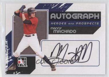 2011 In the Game Heroes and Prospects - Autographs - Full Body Silver #A-MMA - Manny Machado /390