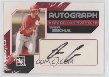 2011 In the Game Heroes and Prospects - Autographs - Full Body Silver #A-RG - Randal Grichuk /390