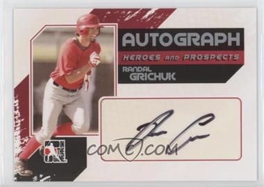 2011 In the Game Heroes and Prospects - Autographs - Full Body Silver #A-RG - Randal Grichuk /390
