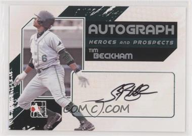 2011 In the Game Heroes and Prospects - Autographs - Full Body Silver #A-TB - Tim Beckham /250