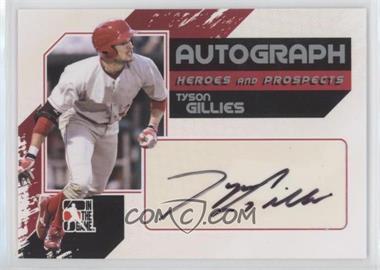 2011 In the Game Heroes and Prospects - Autographs - Full Body Silver #A-TG - Tyson Gillies /390