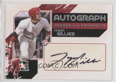 2011 In the Game Heroes and Prospects - Autographs - Full Body Silver #A-TG - Tyson Gillies /390