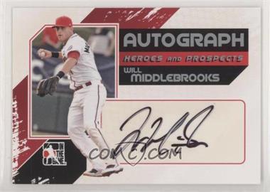 2011 In the Game Heroes and Prospects - Autographs - Full Body Silver #A-WM - Will Middlebrooks /390