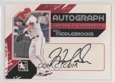 2011 In the Game Heroes and Prospects - Autographs - Full Body Silver #A-WM - Will Middlebrooks /390