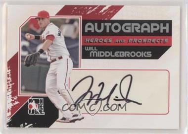 2011 In the Game Heroes and Prospects - Autographs - Full Body Silver #A-WM - Will Middlebrooks /390