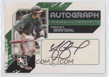 2011 In the Game Heroes and Prospects - Autographs - Full Body Silver #A-YG - Yasmani Grandal /390